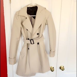 Zara Cream Trench Coat